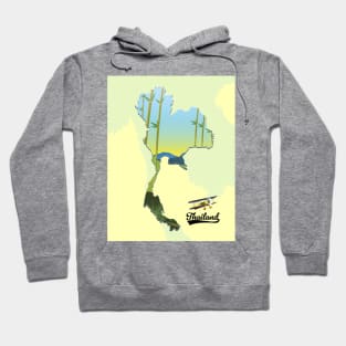 Thailand travel map Hoodie